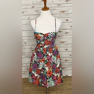 Victoria’s Secret Moda International floral corset mini dress